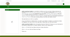 Desktop Screenshot of nativeamericantraders.com